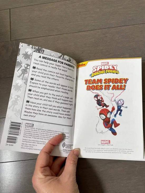 Marvel Spidey and His Amazing Friends Team Spidey Does it all! Comic Book - Picture 4 of 5